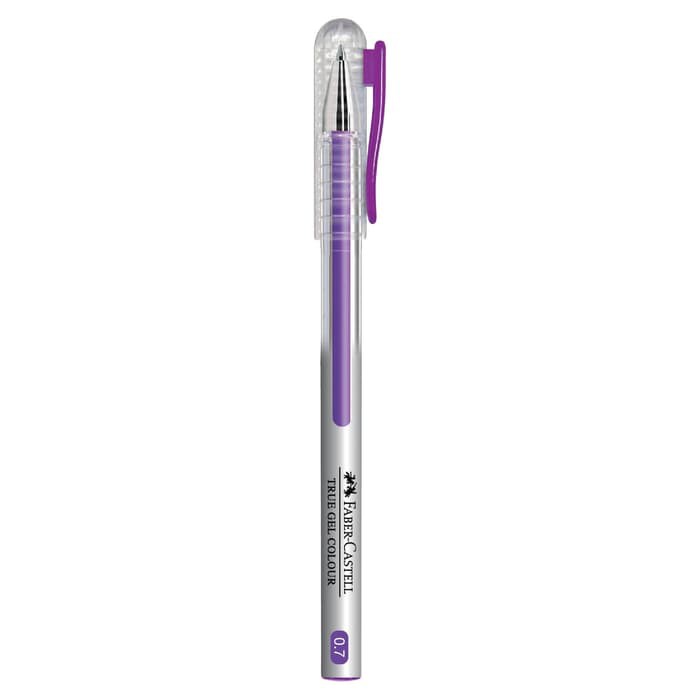 

TERBARU FABER-CASTELL TRUE GEL PEN -- VIOLET INK 0.7 MM