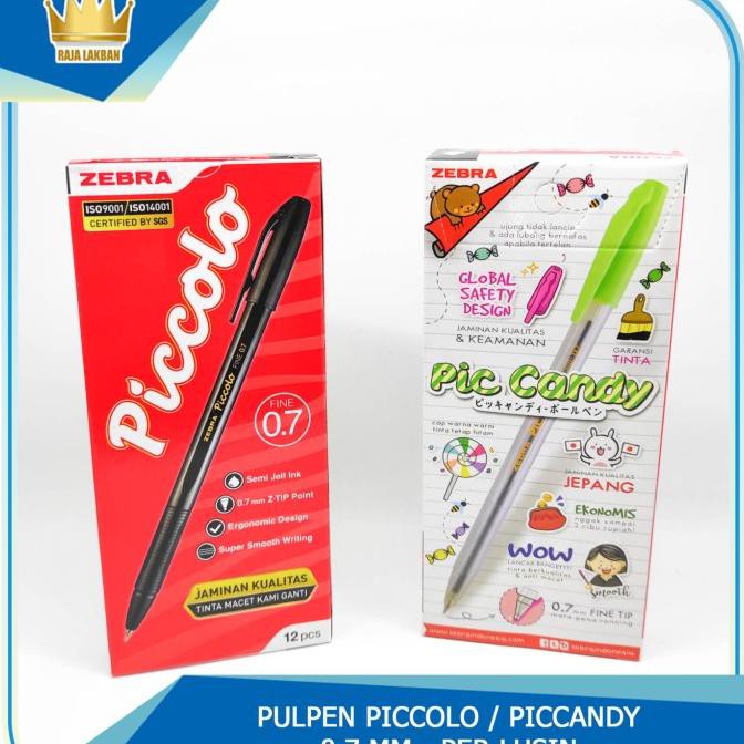 

Promo Awal tahun Pulpen / Pen ZEBRA Piccolo / Piccandy 0.7 mm - PER LUSIN Promo Awal tahun