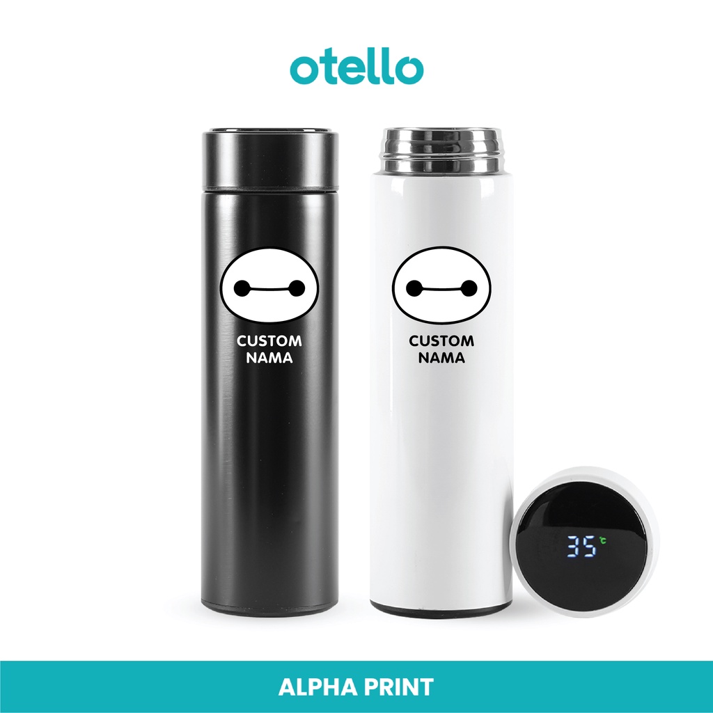 Custom Tumbler Baymax Tokyo Cetak UV Botol Minum Termos Karakter Lucu Thumbler Tamblr Water Bottle Hadiah Souvenir Anak Kartun