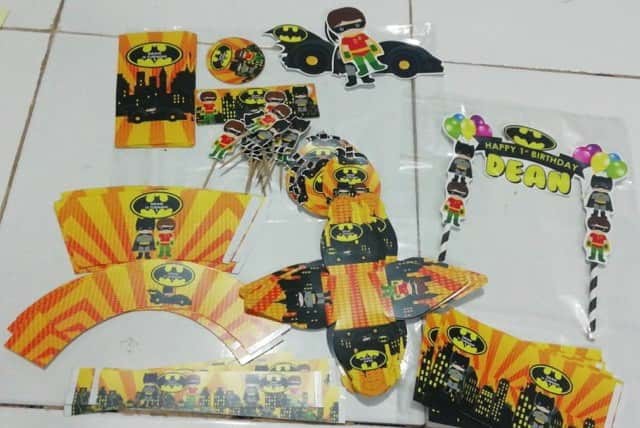 Printable Topper Cupcake Bulat