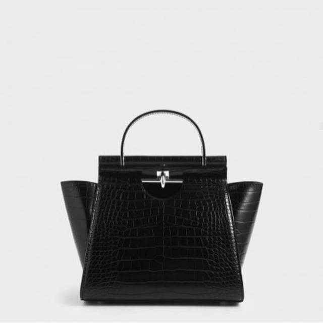 Cnk croc effecr trapeze bag