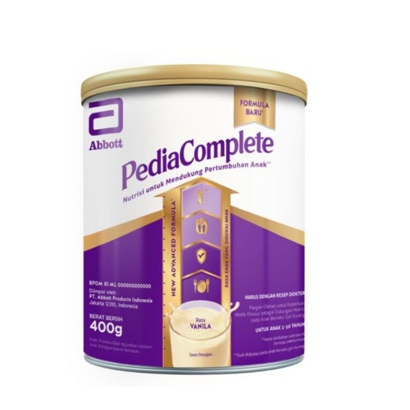 PediaComplete 400g 380g Vanila / PediaComplete 400gram 380gram Vanila / Pediasure Complete 400gr 380