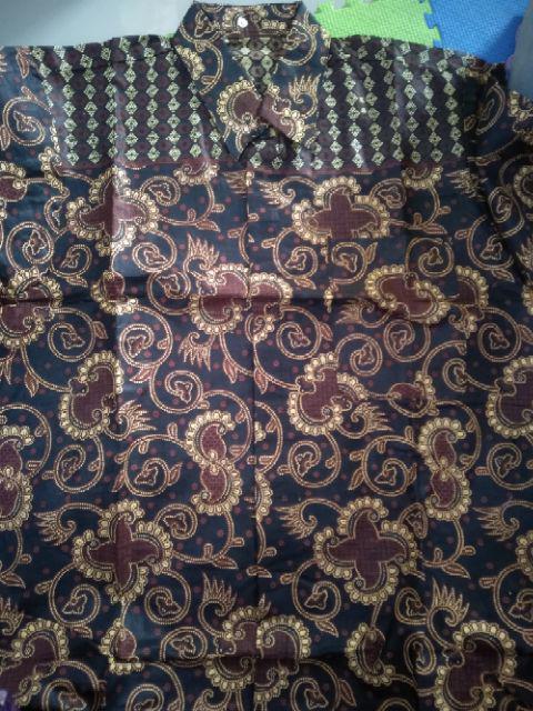 Kemeja Batik Pria M L Xl Xxl Hem Batik Pekalongan Kemeja Batik Lengan Panjang Pendek Bisa Cod