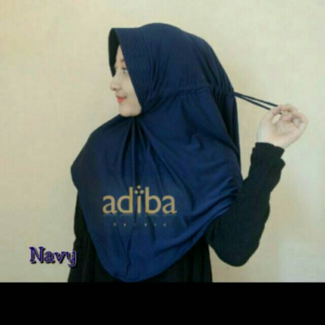 Kerudung instan murah - Jilbab instan - Pashmina best seller - Jilbab serut - Jilbab jokowi navy