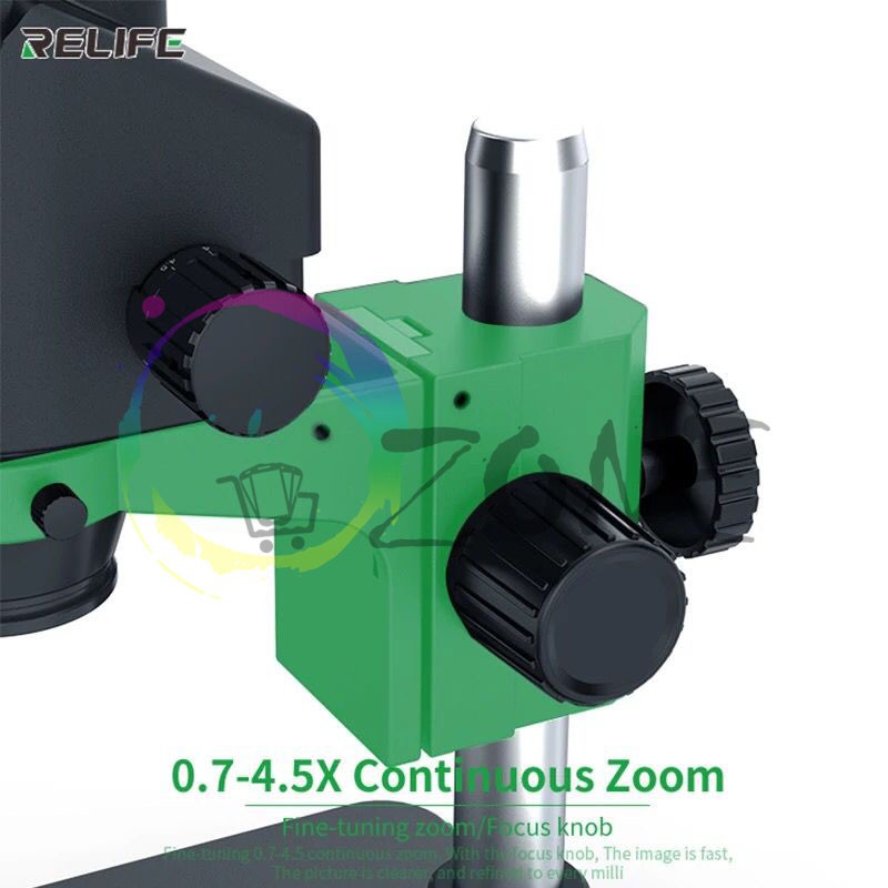 MICROSCOPE MIKROSKOP TRINOCULAR RELIFE RL-M3T + LED LAMP