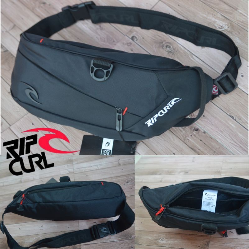 TAS RIPCURL TAS SELEMPANG RIPCURL WAISTBAG RIPCURL LOGO BESI