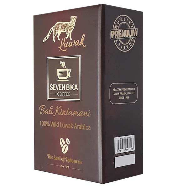 

Seven Bika Coffee BALI Pure wild Luwak Arabica (Bean/Ground) 100 gr