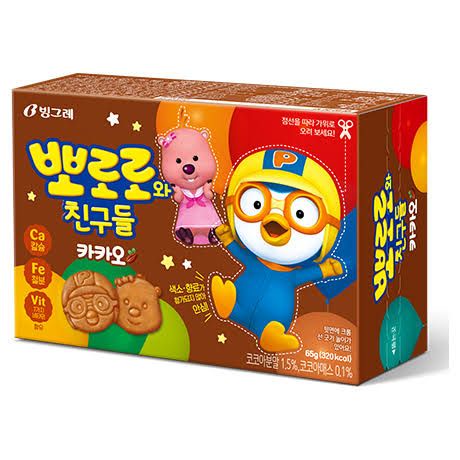 PORORO &amp; FRIENDS BISCUIT / 65GR