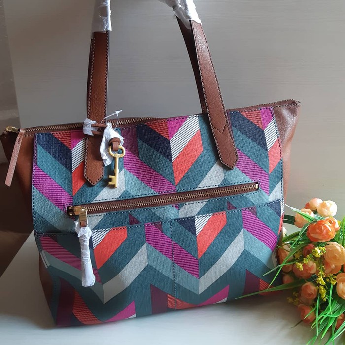 TAS FOSSIL ORIGINAL - FOSSIL FIONA TOTE - FOSIL AUTHENTIC