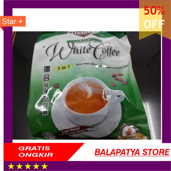

LIMITED EDITION!!! Chek Hup White Coffee Less Sweet