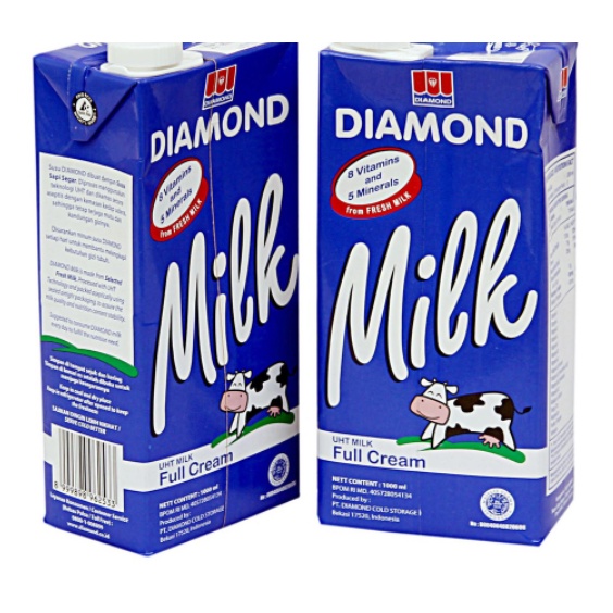 

UHT DIAMOND FULL CREAM KEMASAN 1 LITER