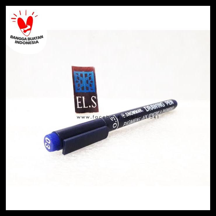 

Snowman Drawing Pen 0.3 Biru