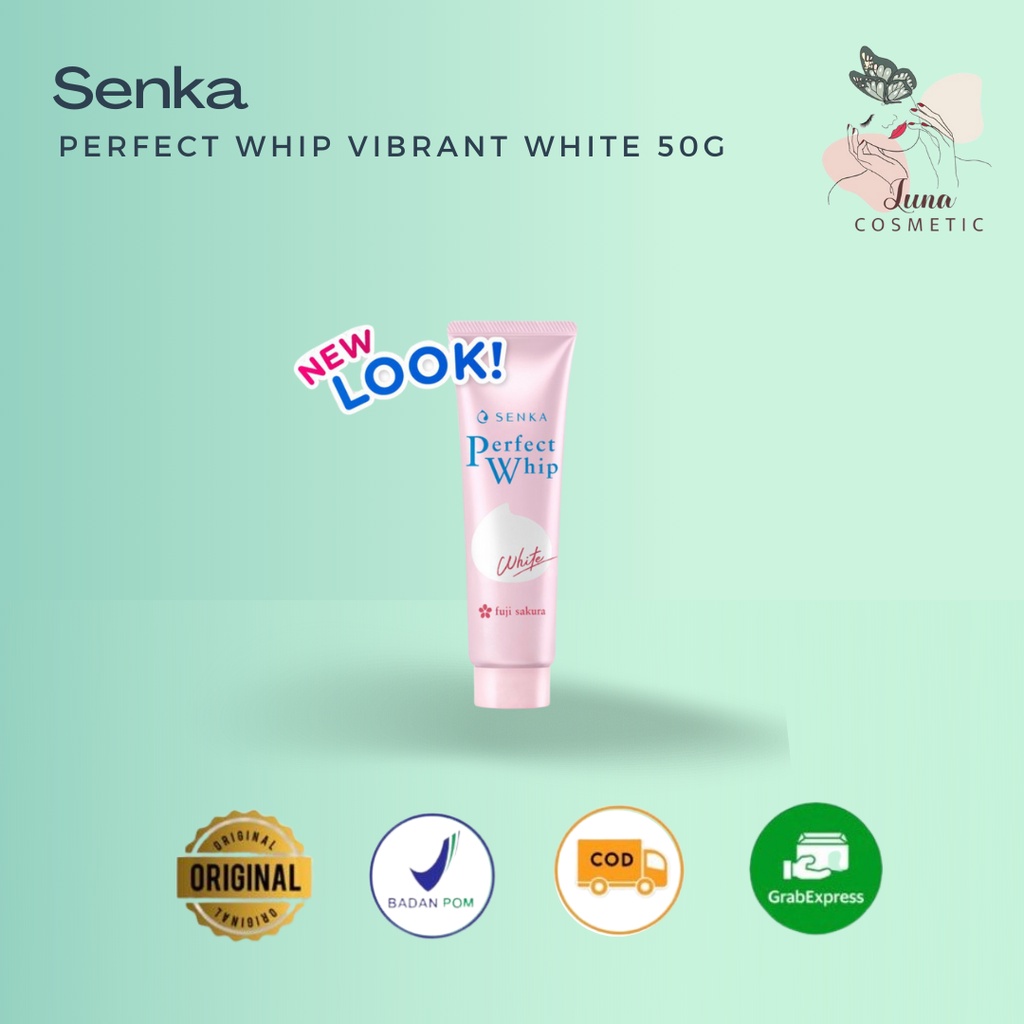 SENKA Perfect Whip Vibrant White Facial Foam 100g 50gr