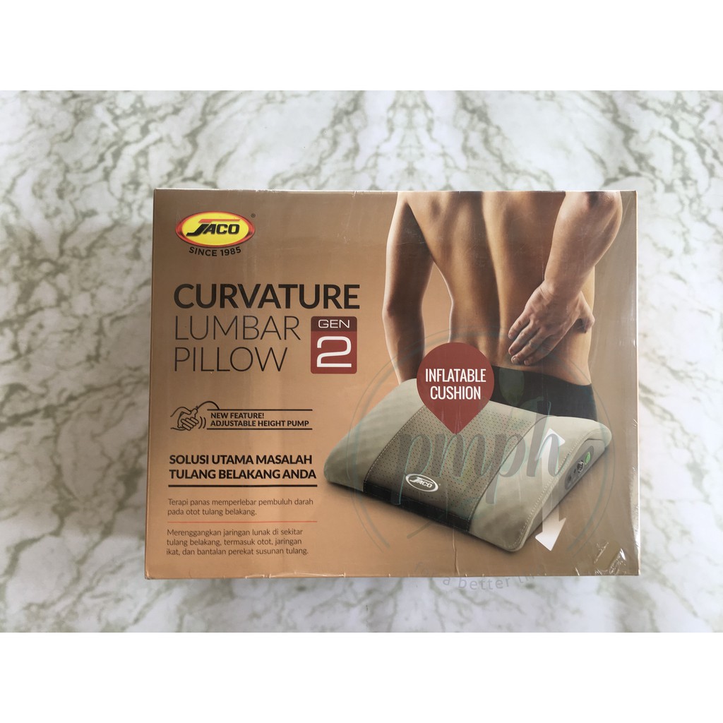 Lumbar Pillow Gen-2 JACO Bantal Kesehatan Tulang Belakang