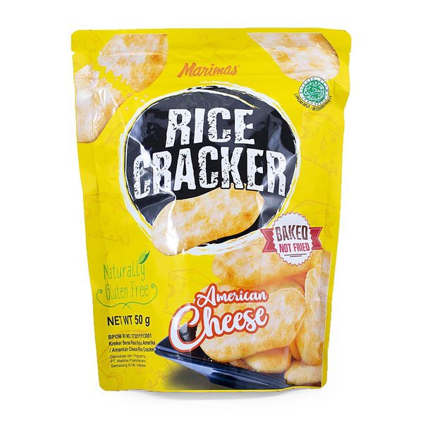 

marimas rice cracker cheese - snack gluten free 50gr