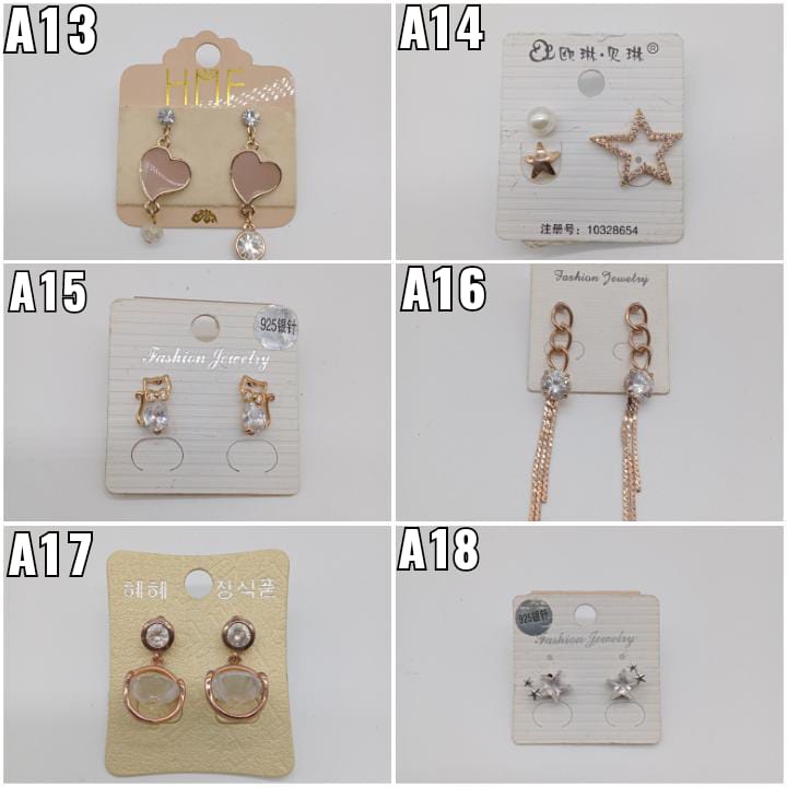 TERBARU Anting Fashion Wanita Korea Aksesoris TerMurah