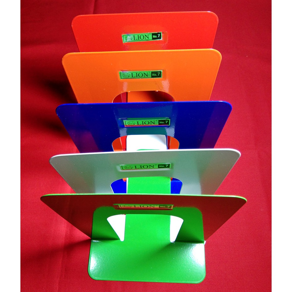 

Lion Book End No.7 ( Biru / Putih / Hijau / Orange / Merah )