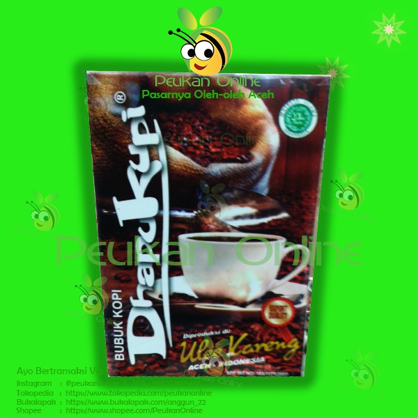 

Kopi Aceh Dhapu Kupi 250 gram / Kopi Aceh Dhapu Kopi