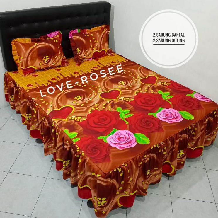 Termurah Sprei Rumbai Motif 180x200 / 160X200