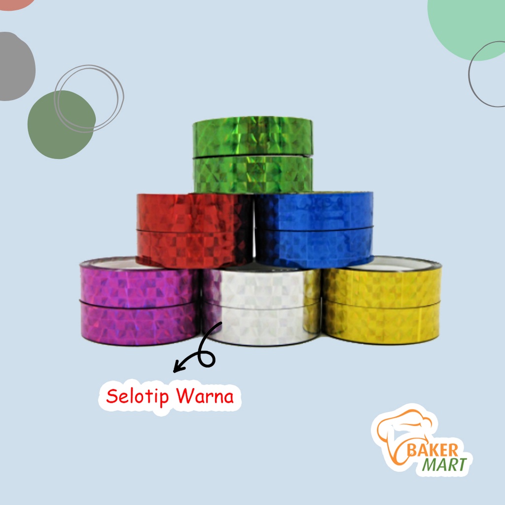 

Selotip Warna isi 12pcs