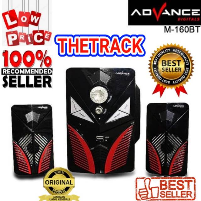 SPEAKER BLUETOOTH ADVANCE M160BT / AUDIO ORIGINAL ADVANCE M160 BT / SPEKER PORTABLE BASS / ST