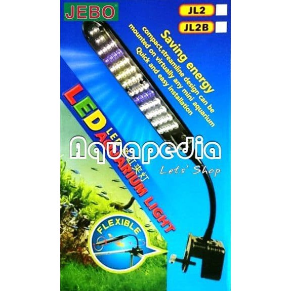 Jl 2 Lampu Jepit Led Aquarium Jebo Jl2 Shopee Indonesia