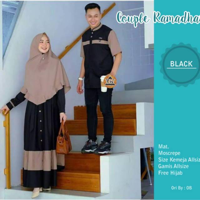 GAMIS SYARI BATIK COUPLE MANGGAR, PADI,SEKAR,CANTIK,KUBIS,KIPAS,DAUN,KUPU,NADINE,GENDIS