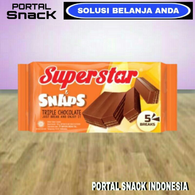 

ECER SUPERSTAR SNAPS wafer coklat 28gr