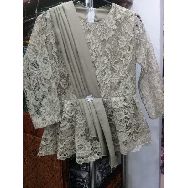 kebaya anak bahan broklat/kebaya anak ida