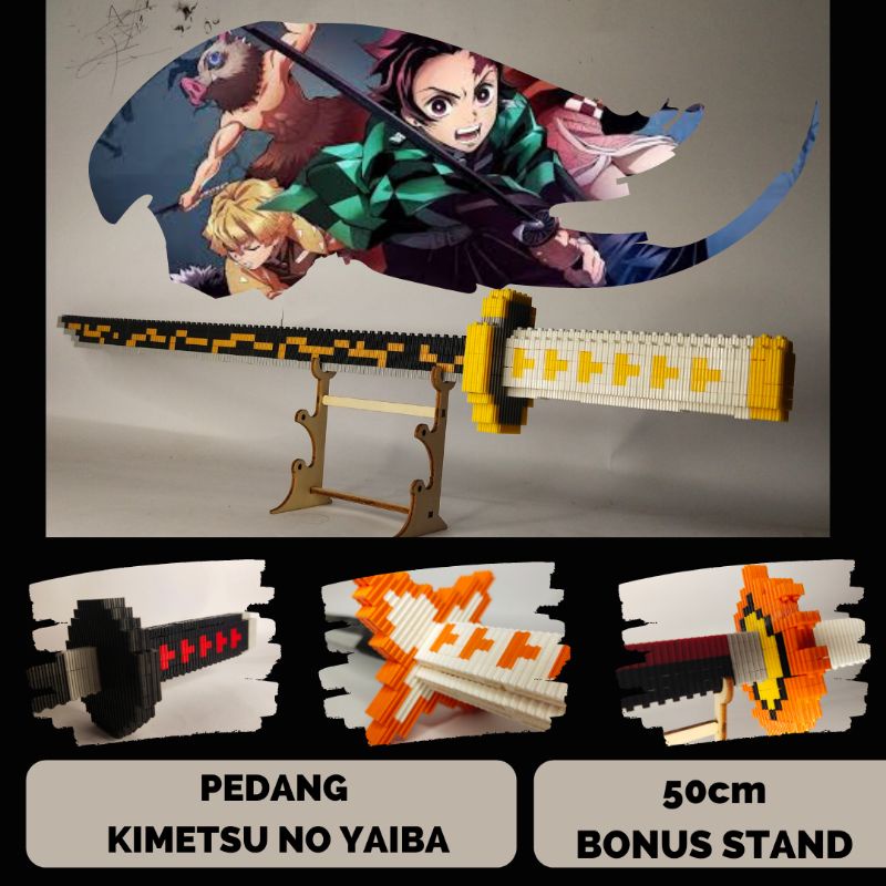 NIK88 Pedang Lego Kimetsu no Yaiba Brick Blok
