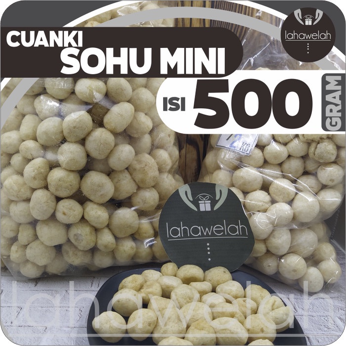 

500gr Cuanki Bulat SOHU MINI untuk toping Boci Baso Aci Seblak - BARU