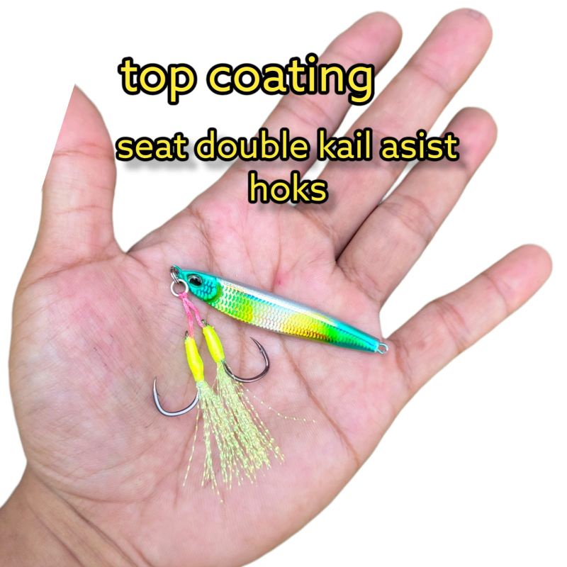 Metal jig sarden seat kail asist 15g microjig 15g umpan casting 15g umpan jig 10g metal jig 7g umpan