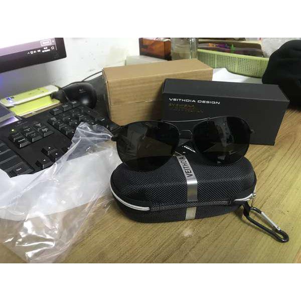 Kacamata Hitam Polarized Song Joong Ki Descendants of The Sun Black Sunglasses Kaca Mata Pria Wanita Korea Keren Sunglases Anti silau matahari