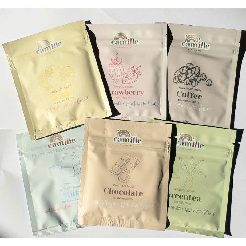 FACE MASK CAMILLE BEAUTE BPOM | WASH OFF MASK CAMILLE