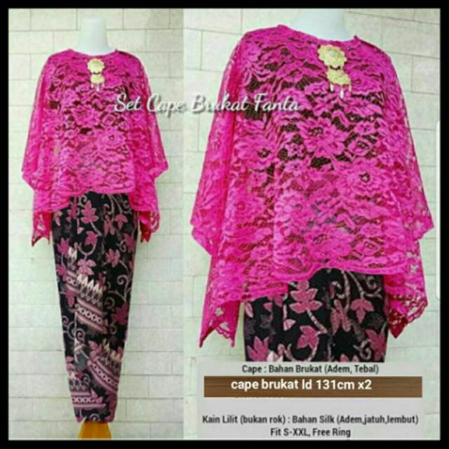 Kebaya cape brukat