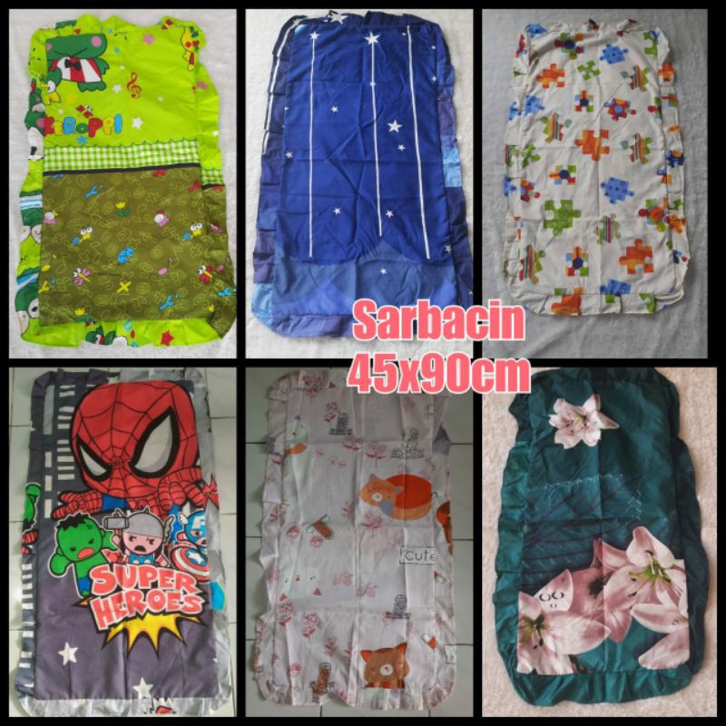 Sarung Bantal Cinta Homemade Aesthetic 90x45 Sarban Star light Polos Navy