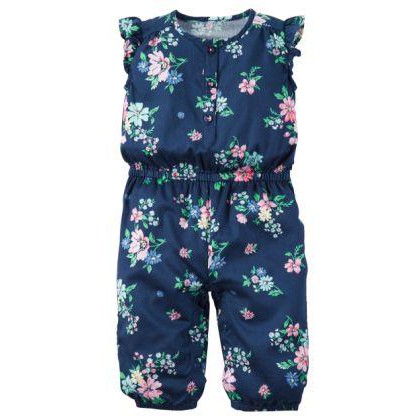 Baju Anak Perempuan jumper romper flowers CFS 14-13