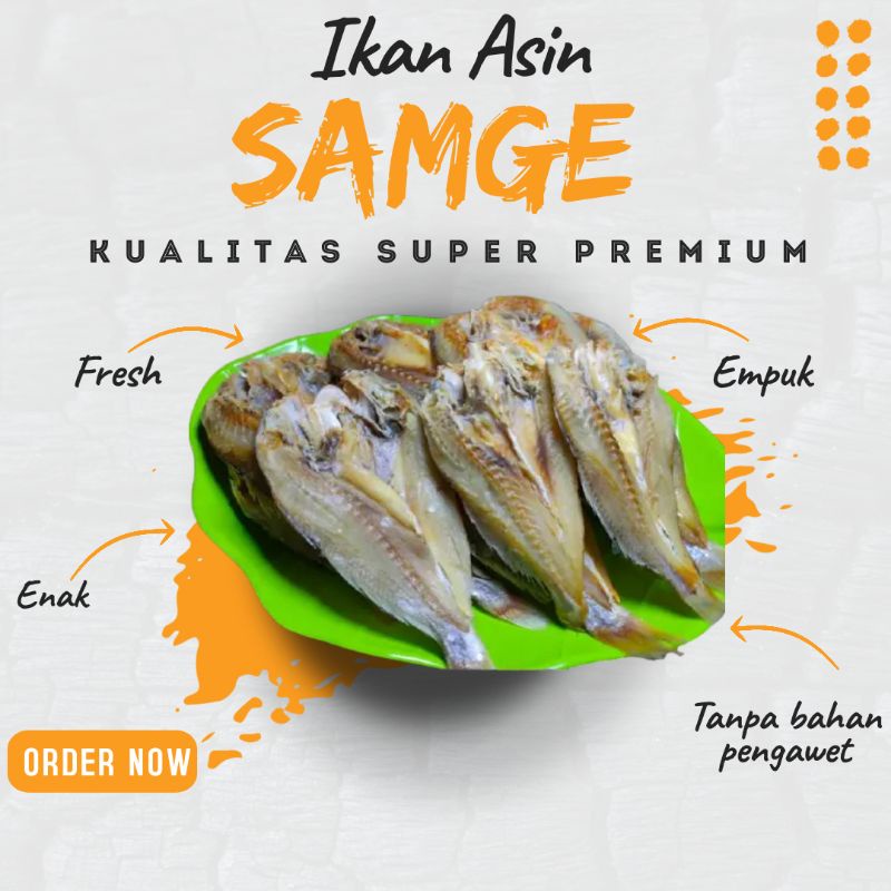 

Ikan Asin Samge Pala Batu 1kg Kualitas Super Premium Kemasan Non Vakum