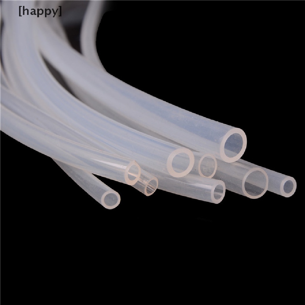 HA 1M Food Grade Clear Translucent Silicone Tube Non-toxic Beer Milk Soft Rubber ID