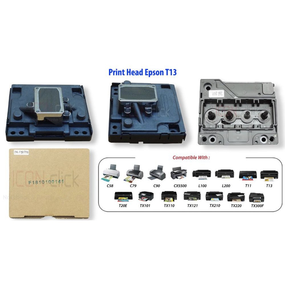 Print Head Epson L100, L200 2nd bagus
