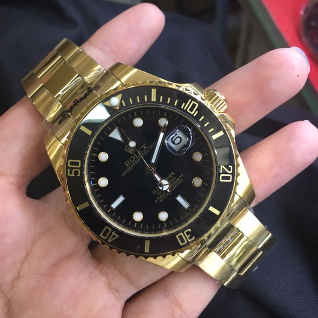 JAM TANGAN ROLEX SUBMARINER RANTAI GOLD AUTOMATIC