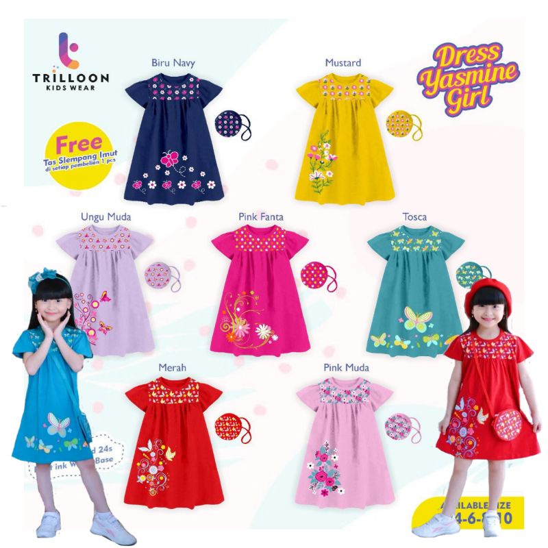 DRESS ANAK YASMINE by TRILLOON