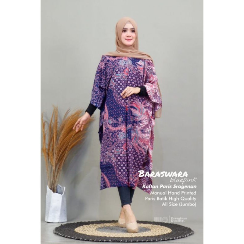 KAFTAN BATIK SOLO WANITA PRINTING