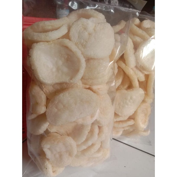 

KERUPUK KEMPLANG\PALEMBANG RASA GURIH ASIN BERAT 500 gram