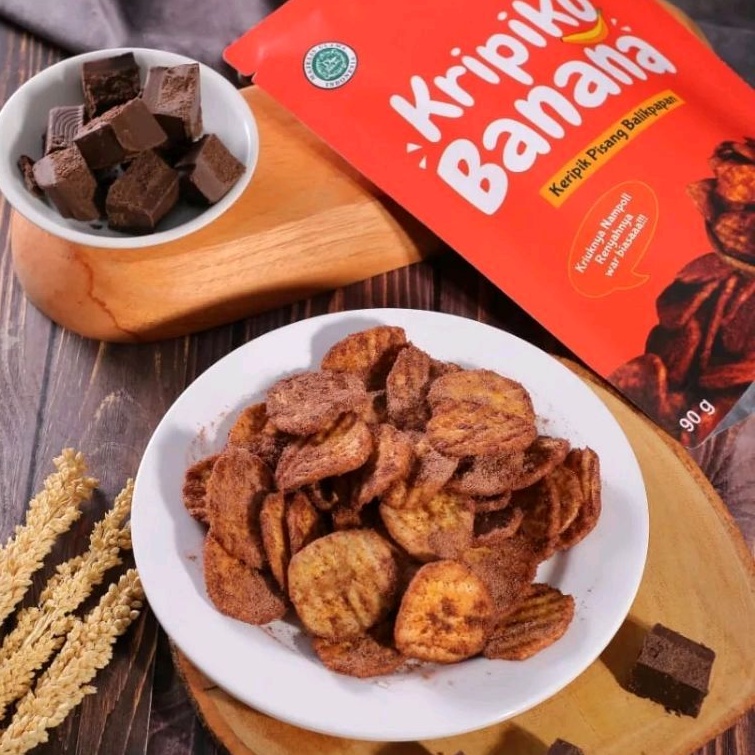

KRIPIK PISANG RASA CHOCOLATE ENAK KRIUK KRIUK