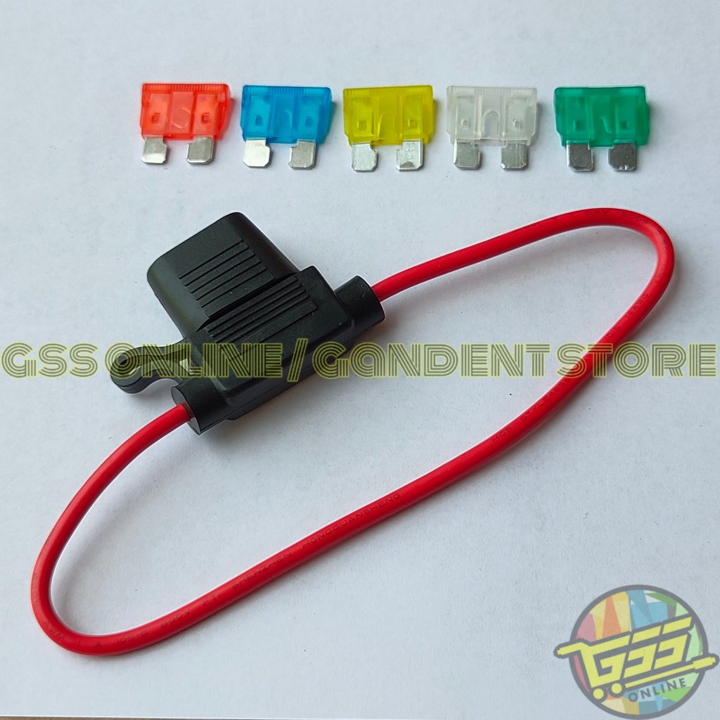 Soket sekring DX besar fuse holder dudukan rumah sekring fuse box ANTI AIR KABEL BESAR