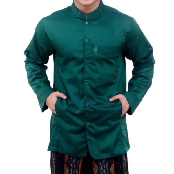 Baju Koko SemiJass Terompah Koko Haibah Model Ammu koko Habaib Lengan Panjang Toyobo