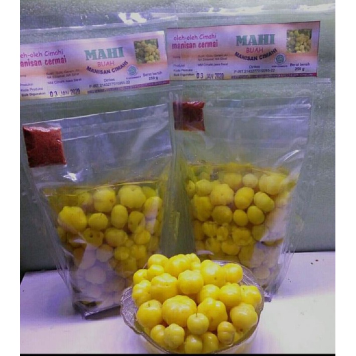 

manisan buah cermai. manisan cerme