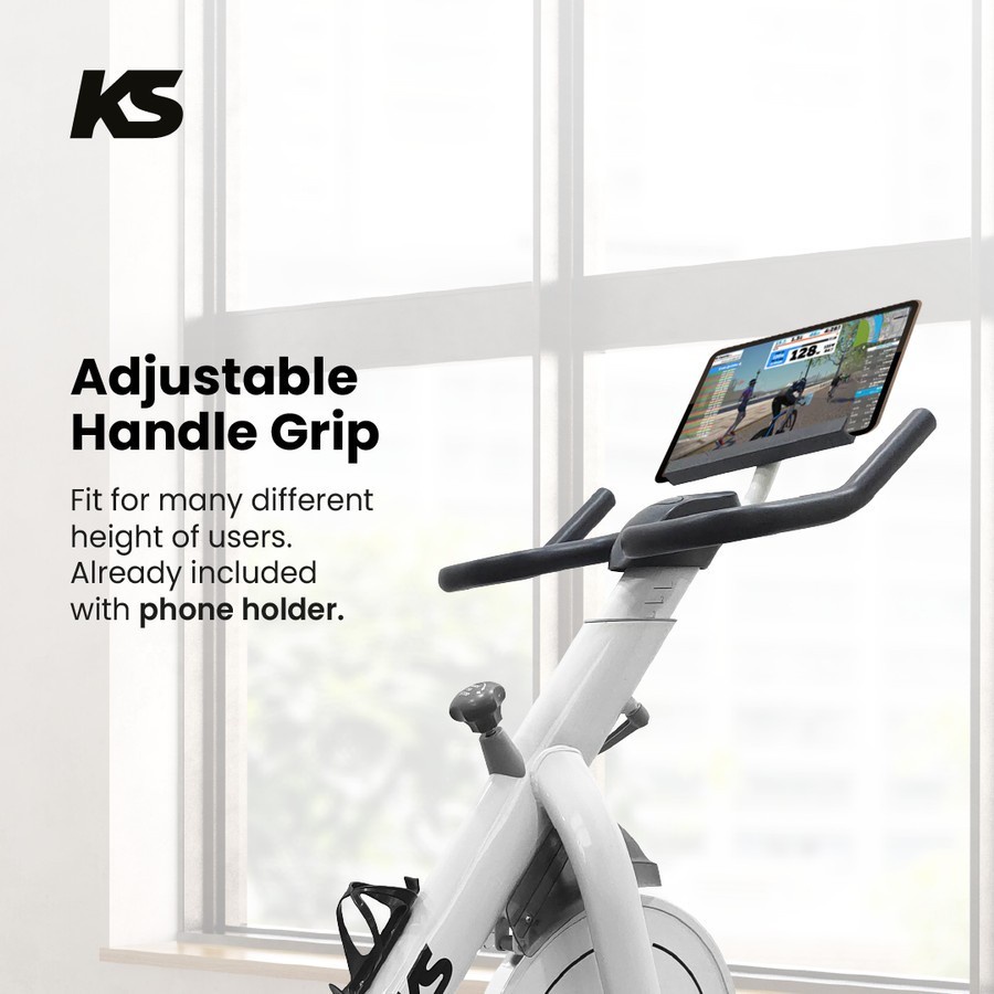 KS Spinning Bike With Zwift APP - Sepeda Statis Garansi Resmi