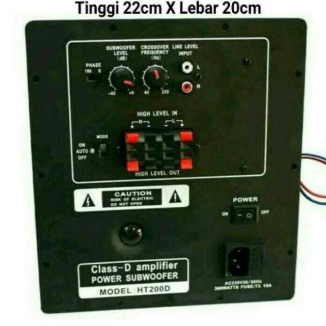 Modul power kit subwoofer super bass HT300